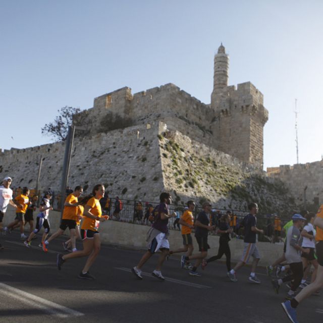 耶路撒冷马拉松官方照片